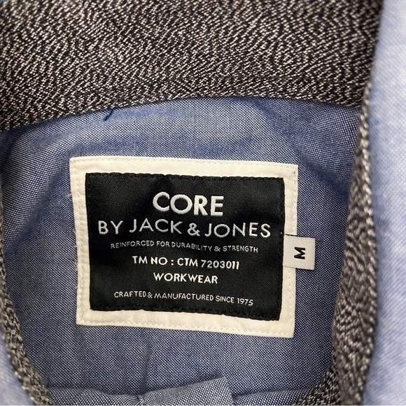 Jack & Jones CORE button down shirt medium reinforced for durability & strength - Picture 2 of 11